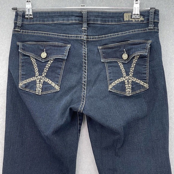 KUT From The Kloth Blue Jeans Womens Size 6 Natalie High Rise Bootcut Dark Wash - Picture 5 of 11